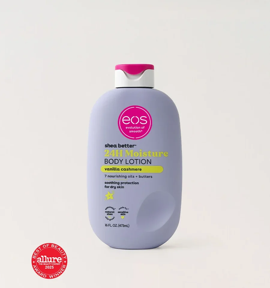 Crema Corporal Eos Shea Better 16 oz vanilla cashmere